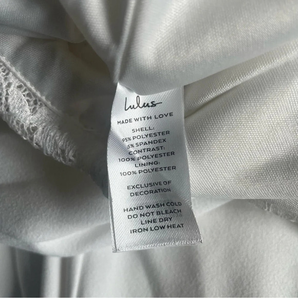 New! Lulus Romantic Inclinations Lace Backless Wide-Leg Jumpsuit 33103 - Picture 10 of 10